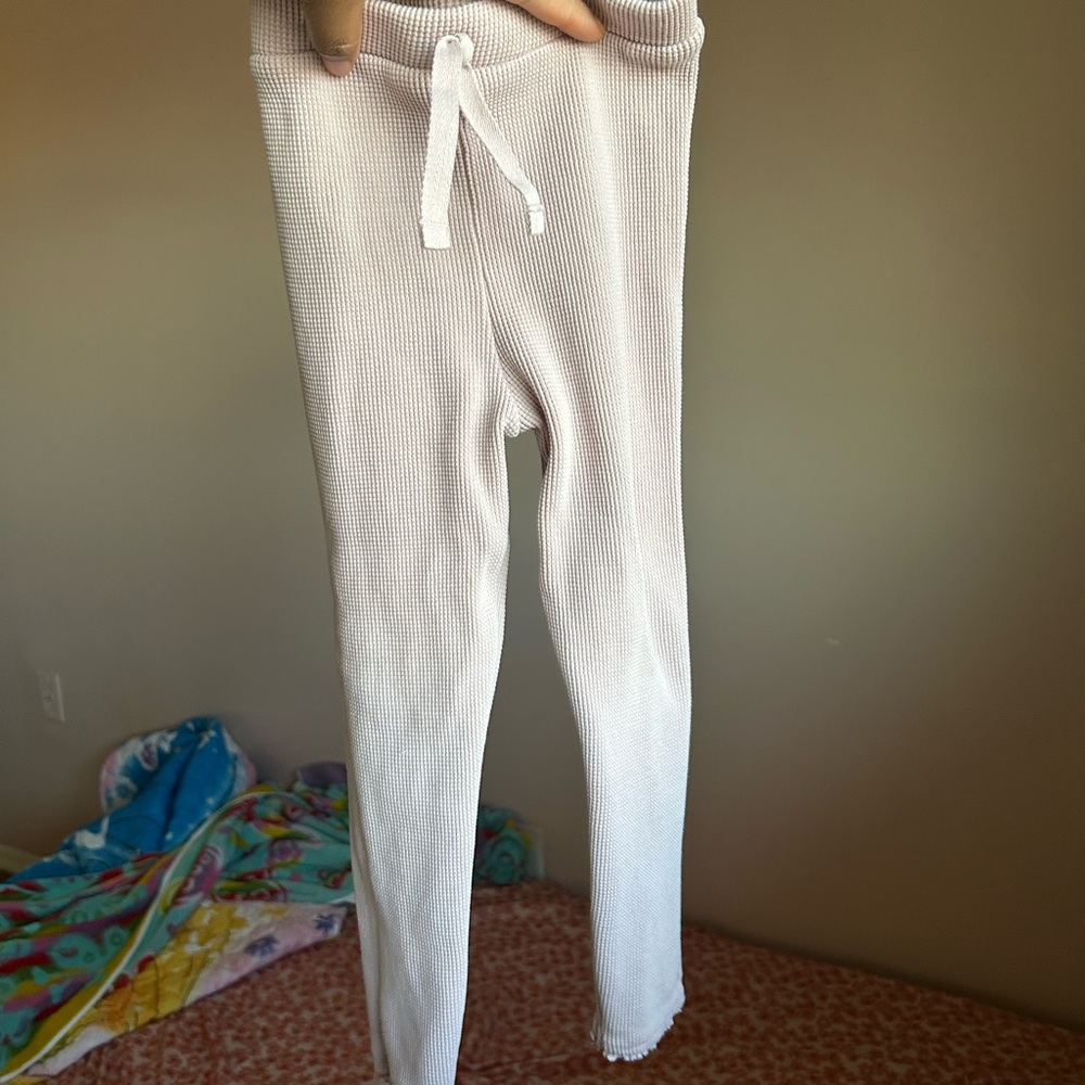 Zara Kids Soft Cream Leggings